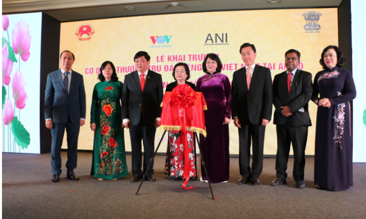 Ảnh: Khai trương cơ quan thường trú Đài Tiếng nói Việt Nam tại Ấn Độ